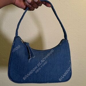 Brandon Blackwood Denim Shoulder Bag